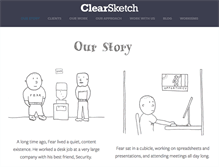 Tablet Screenshot of clearsketch.com